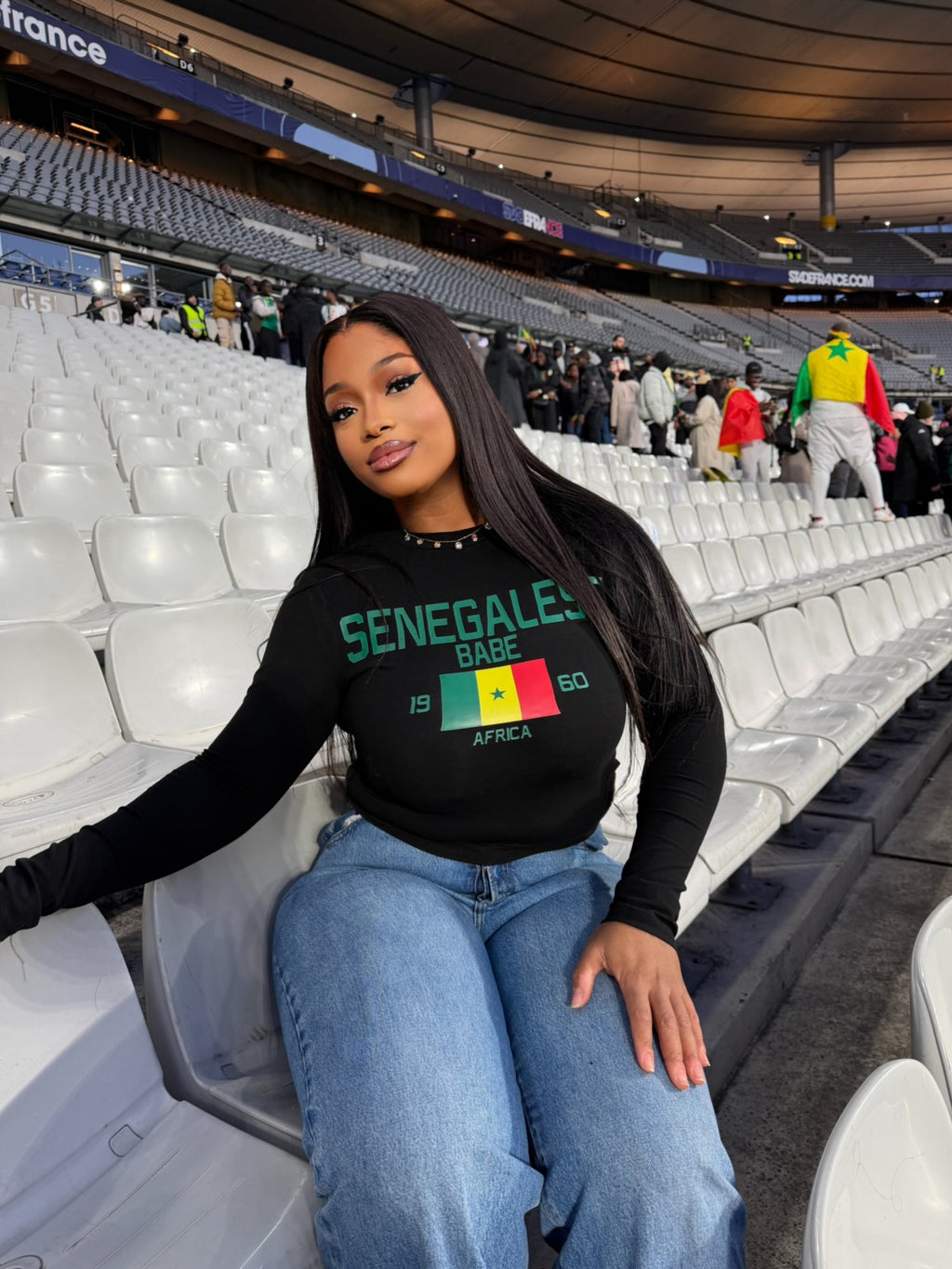 Top Senegalese Babe - Manches longues